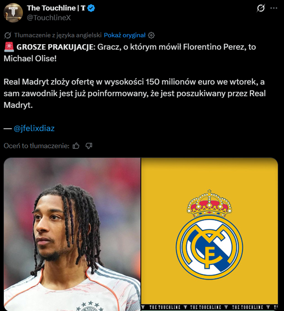 HIT! To za tę GWIAZDĘ Florentino Perez chce dać 150 MLN EURO!